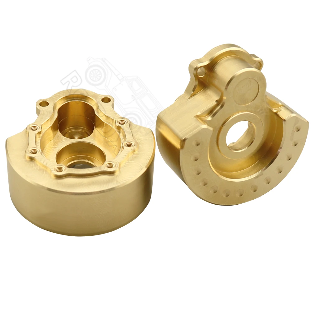 2PCS TRX4 Brass Counterweight Balance Weight Portal Drive Housing for 1:10 RC Crawler TRX-4 TRX-6