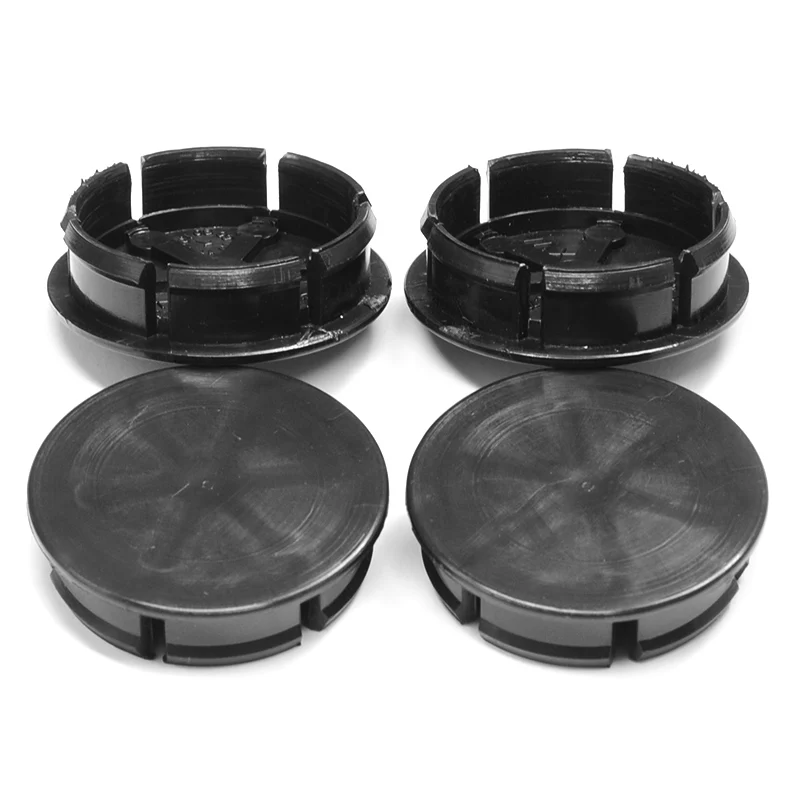4pcs 49mm (48.5mm) Black Car Rim Hub Cap for Abarth 500 Car Wheel Hub Center Cap for Fiat Abarth Marea Multipla Punto Scorpion
