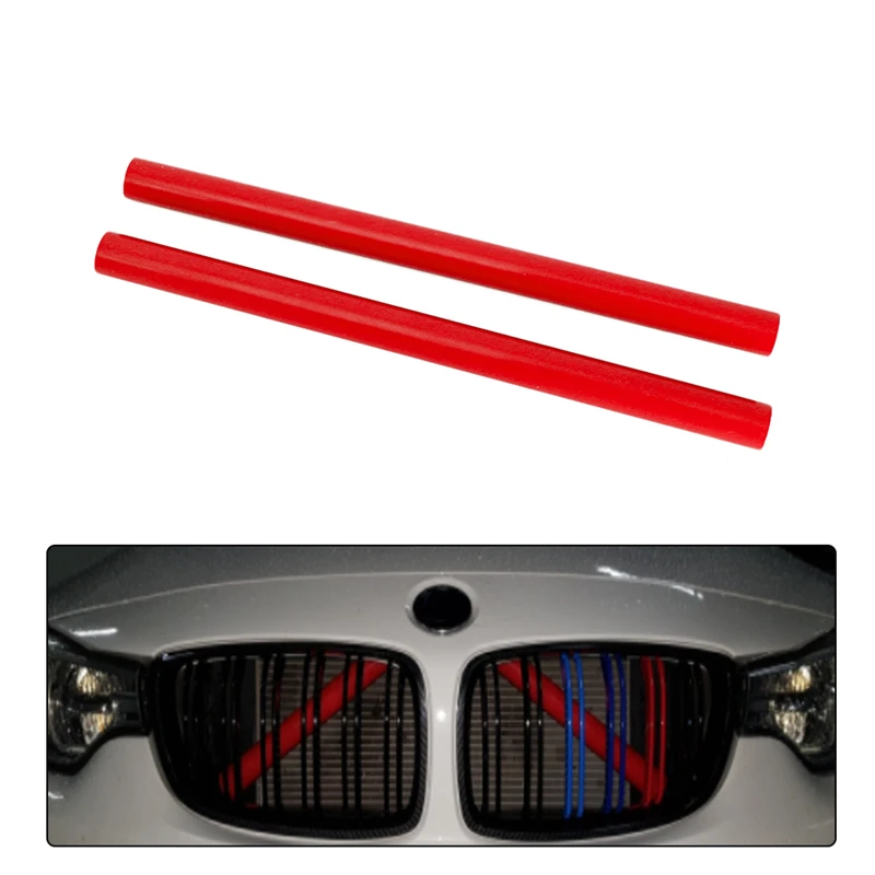 2Pcs Front Grille Trim Strips for BMW F10 F11 F02 F30 F32 3 4 5  Series Car Sport Styling Decoration Cover Frame F20 F21 F22 F23