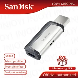 Sandisk Dual OTG USB Flash Drive 128GB SDDDC2 Extreme Type-C USB3.1 64GB high speed Pen Drives 16GB PenDrives 32G USB Stick