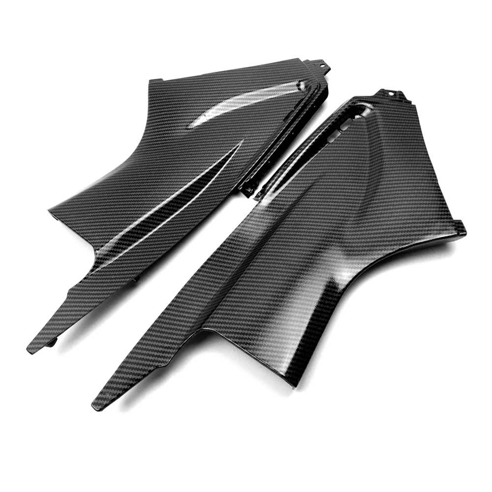 Black/Carbon Fiber Motorcycle Front Air Dust Cover Fairing Insert Accessories For Yamaha YZF R6 2003 2004 2005 Models