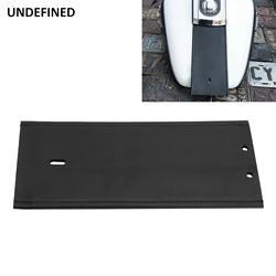 Black Tank Pad Softail Tank Panel Plain PU Leather Cover Protector for Harley Dyna Wide Glide FXDWG 1993-2003 Fat Boy 2000-2017