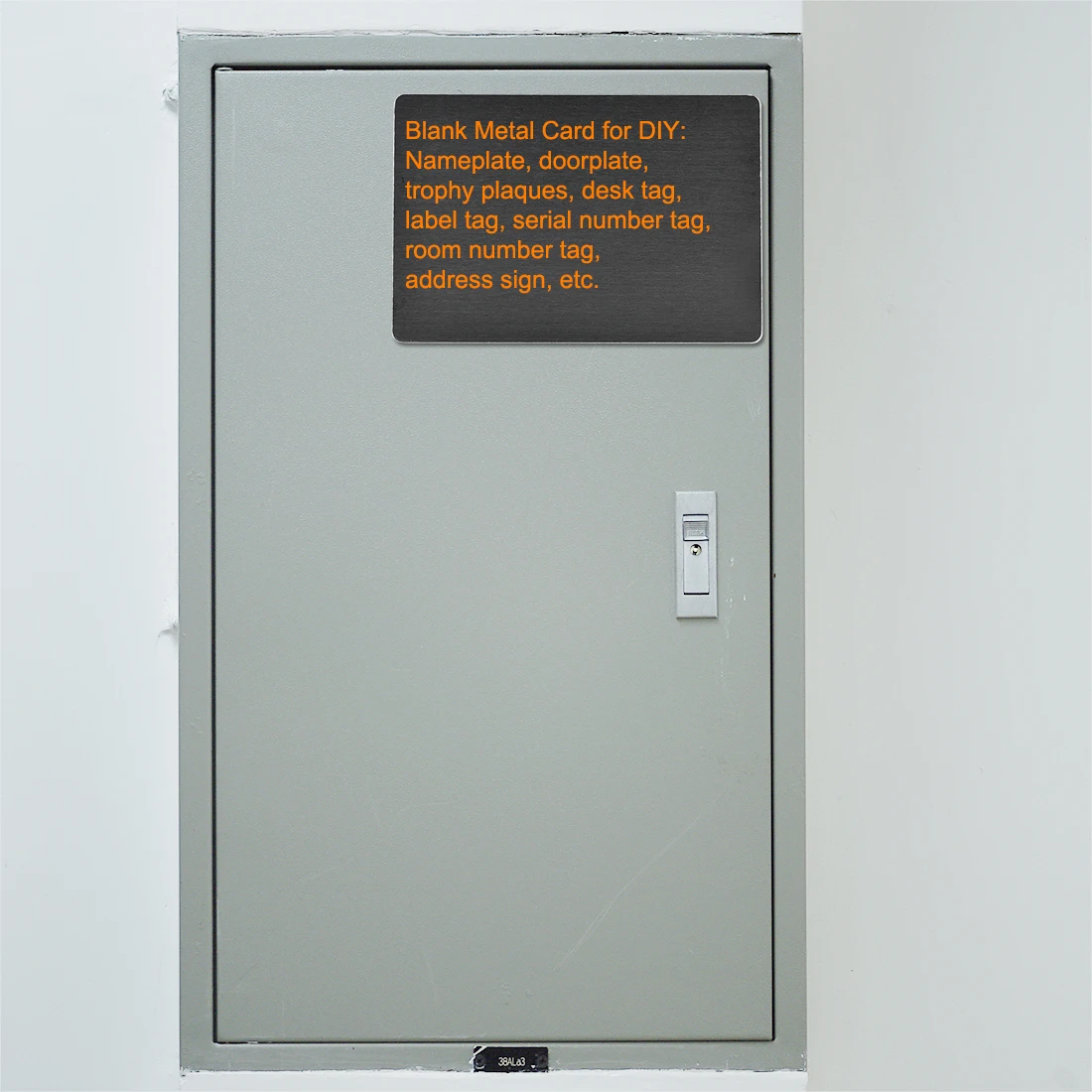 Imagem -03 - Uxcell-cartão em Branco de Metal mm de Espessura Placa de Alumínio Anodizado Cartão em Branco para Faça Você Mesmo Impressão a Laser Gravação Preto Pcs