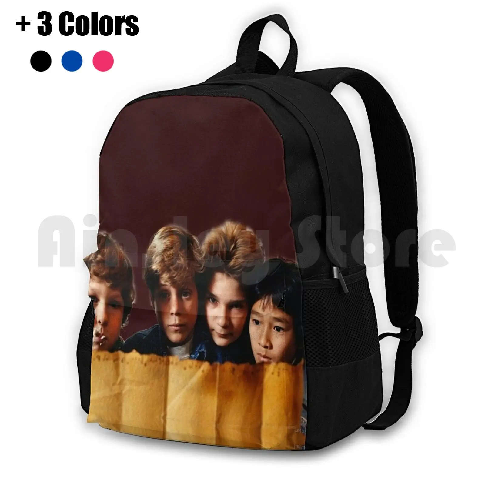 The Beginning Of Adventure Outdoor Hiking Backpack Waterproof Camping Travel Goonies Nineties 90s Film Movies 90s Movies