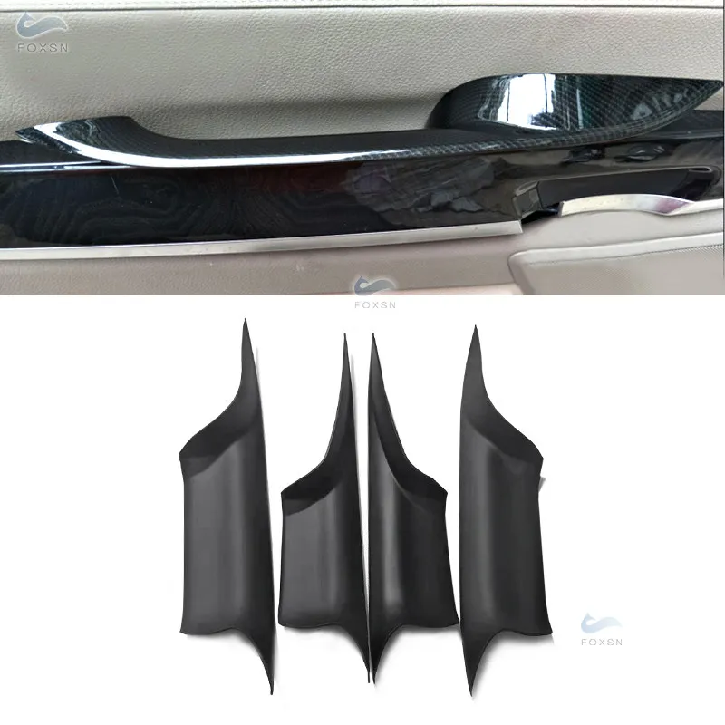 For BMW 7 Series F01 2009 2010 2011 2012 2013 2014 2015 730 740 750 760 Interior Door Handle Pull Protective Cover Trim