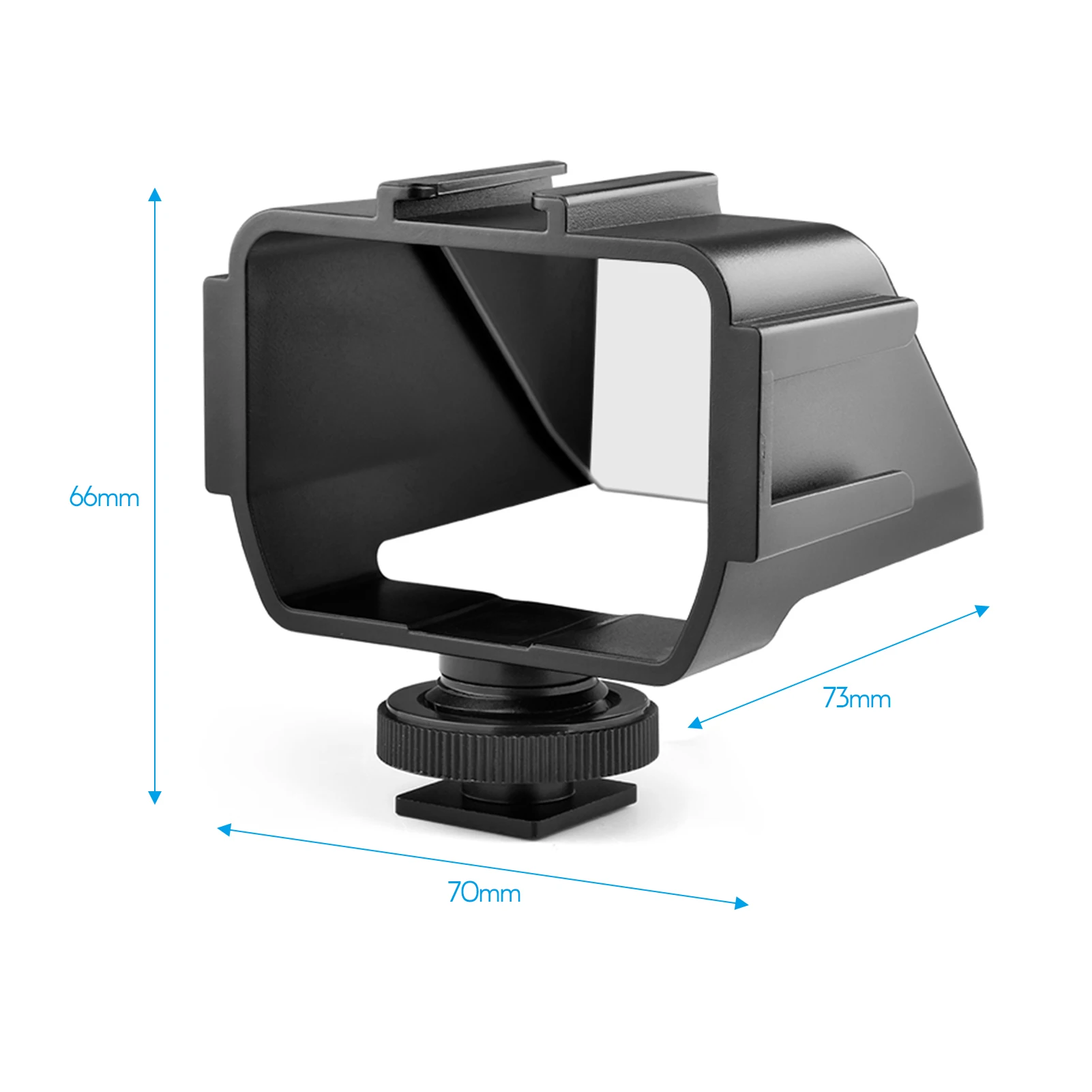 Andoer Camera Selfie Vlog Flip Up Mirror Screen 3 Cold Shoe for Sony A6000/A6300/A6500/A72/A73 Nikon Z6/Z7 Mirroless Cameras