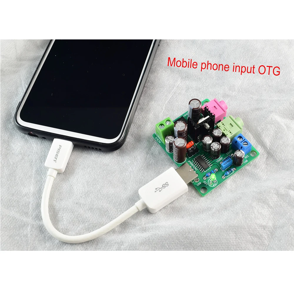 Мини-USB-вход DAC2 переменный ток 7-15 в микрофон Входная розетка для микрофона усилитель для наушников линейный сигнал выходной режим от LJM Audio