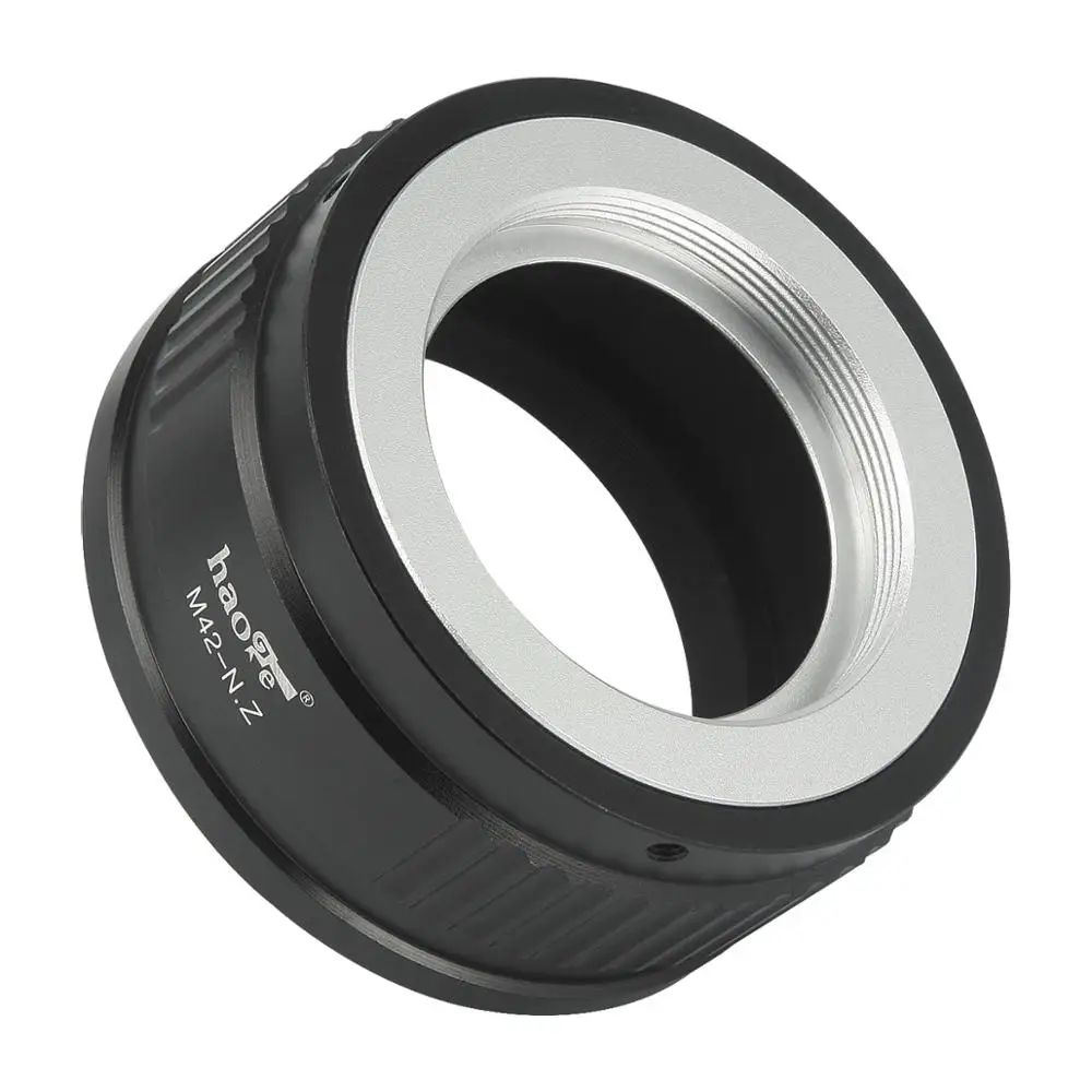 Haoge Manuelle Objektiv Mount Adapter für 42mm M42 Berg Objektiv Nikon Z Berg Kamera wie Z6 Z7
