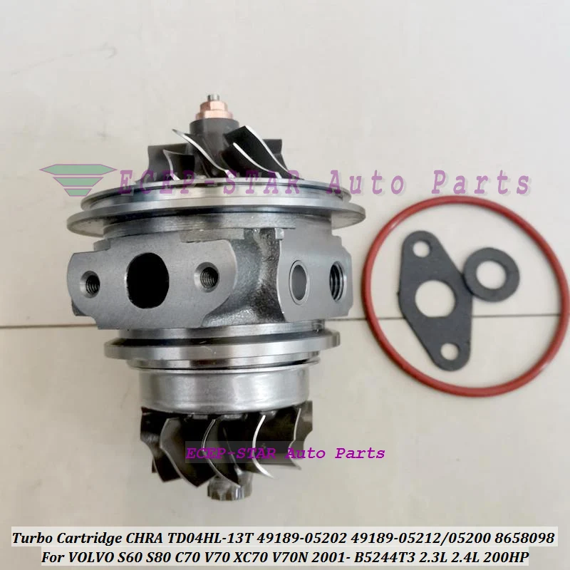 Turbo Cartridge CHRA TD04HL-13T 49189-05202 49189-05212 8658098 For VOLVO S60 S80 C70 V70 XC70 V70N 01- B5244T3 2.3L 2.4L 200HP