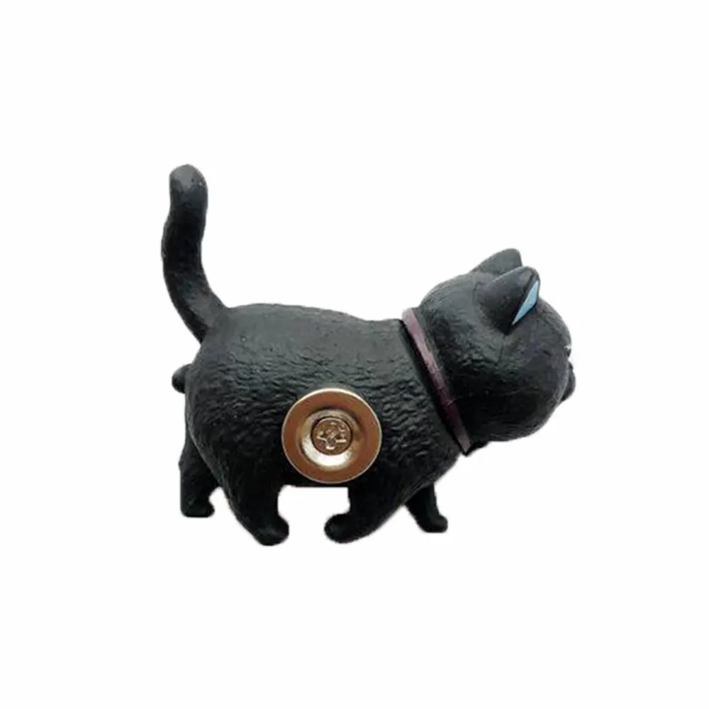 3D Stereo carino gattino girevole Art Design serie animali decorazioni per la casa magnete per frigorifero frigorifero decorazione regalo per cucina