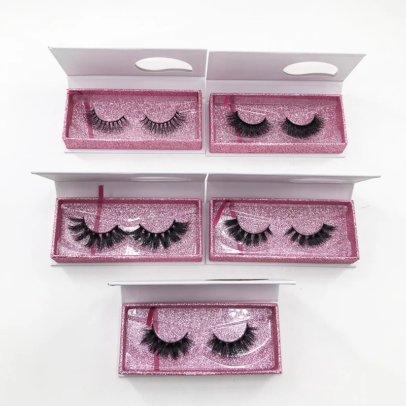 Water drop eyelash box with 25mm mink lashes custom logo wholesale dramatic case