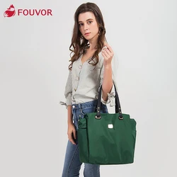 Fouvor 2019 Summer Women New Fashion Oxford Hand Bag Casual Lager capacity Solid Zipper Messenger Bag 6009-01