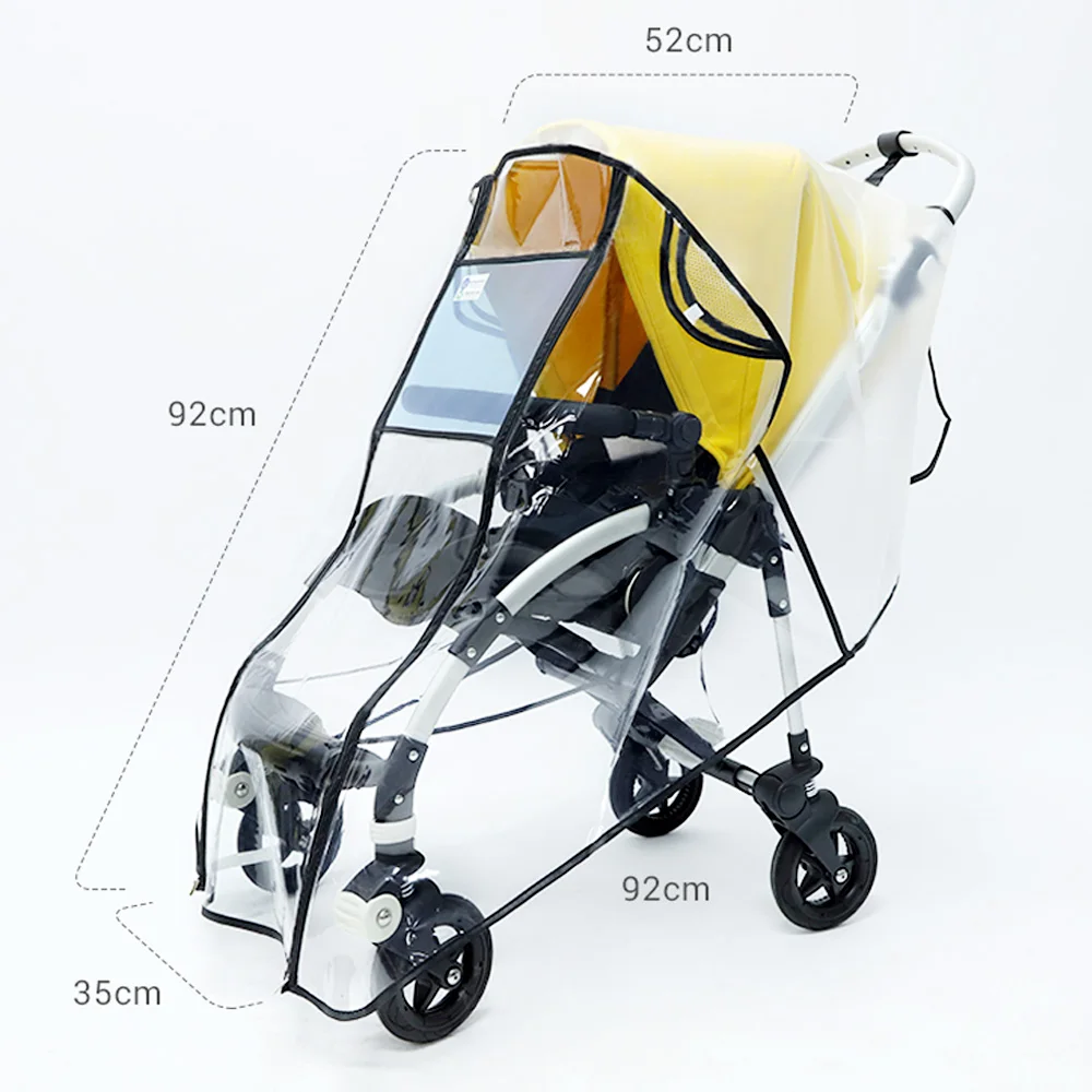 Baby Stroller Rain Cover For Bugaboo Bee5 Bee3 Windproof Waterproof For Baby Travel Dust Snow Protection Stroller Accessories