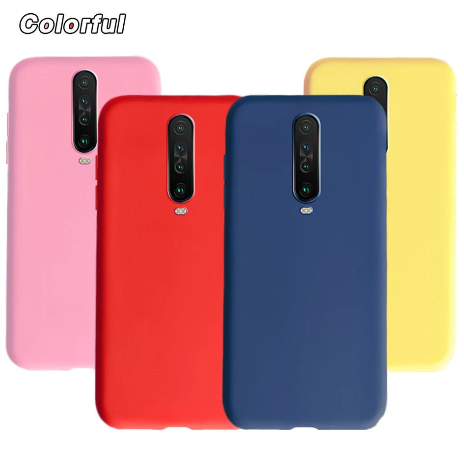 Shockproof Case For Xiaomi Redmi K30 5G Phone Back Cover Soft TPU Candy Color Case for Coque Xiaomi Redmi K30 K 30 POCO X2 Funda