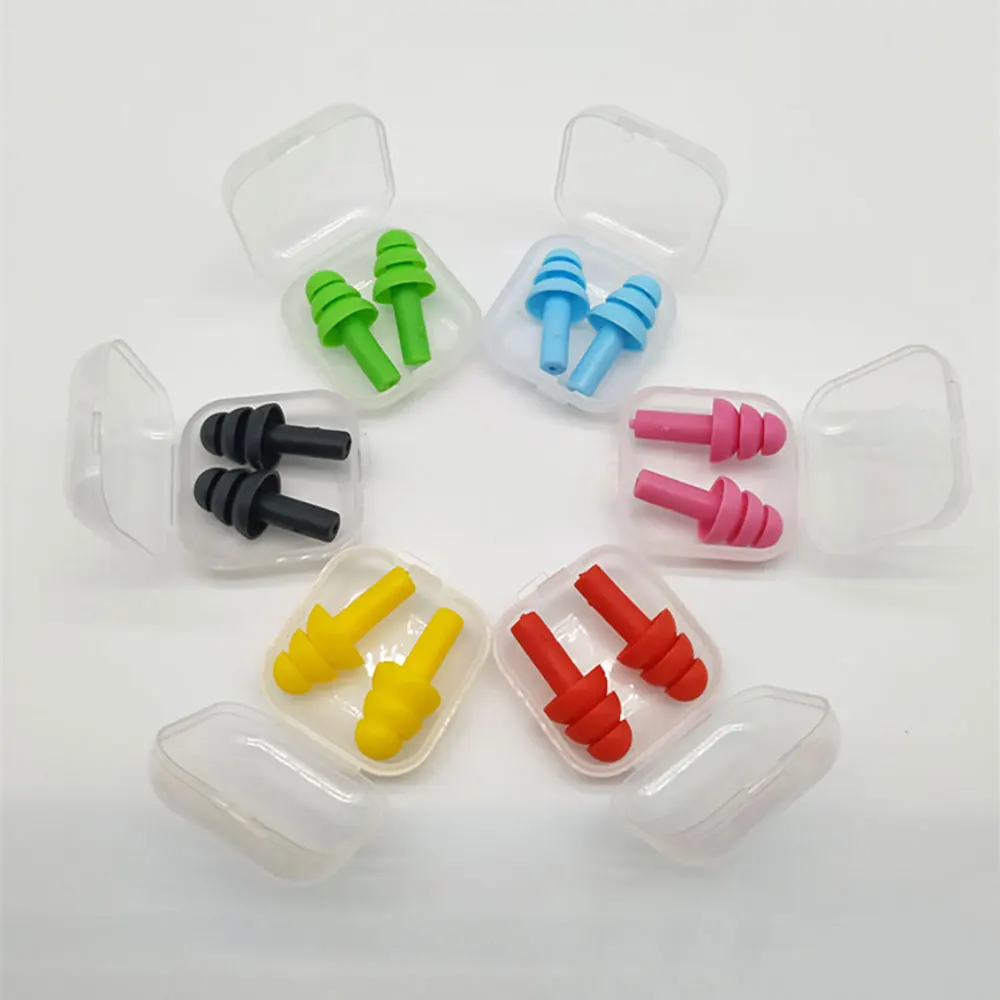 Silicone world Silicone Ear Plugs Sound Insulation Ear Protection Anti Noise Sleeping Snoring Noise Reduction swimming Earplugs