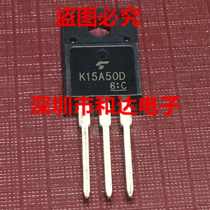 10 piezas K15A50D TK15A50D TO-220F 500V 15A