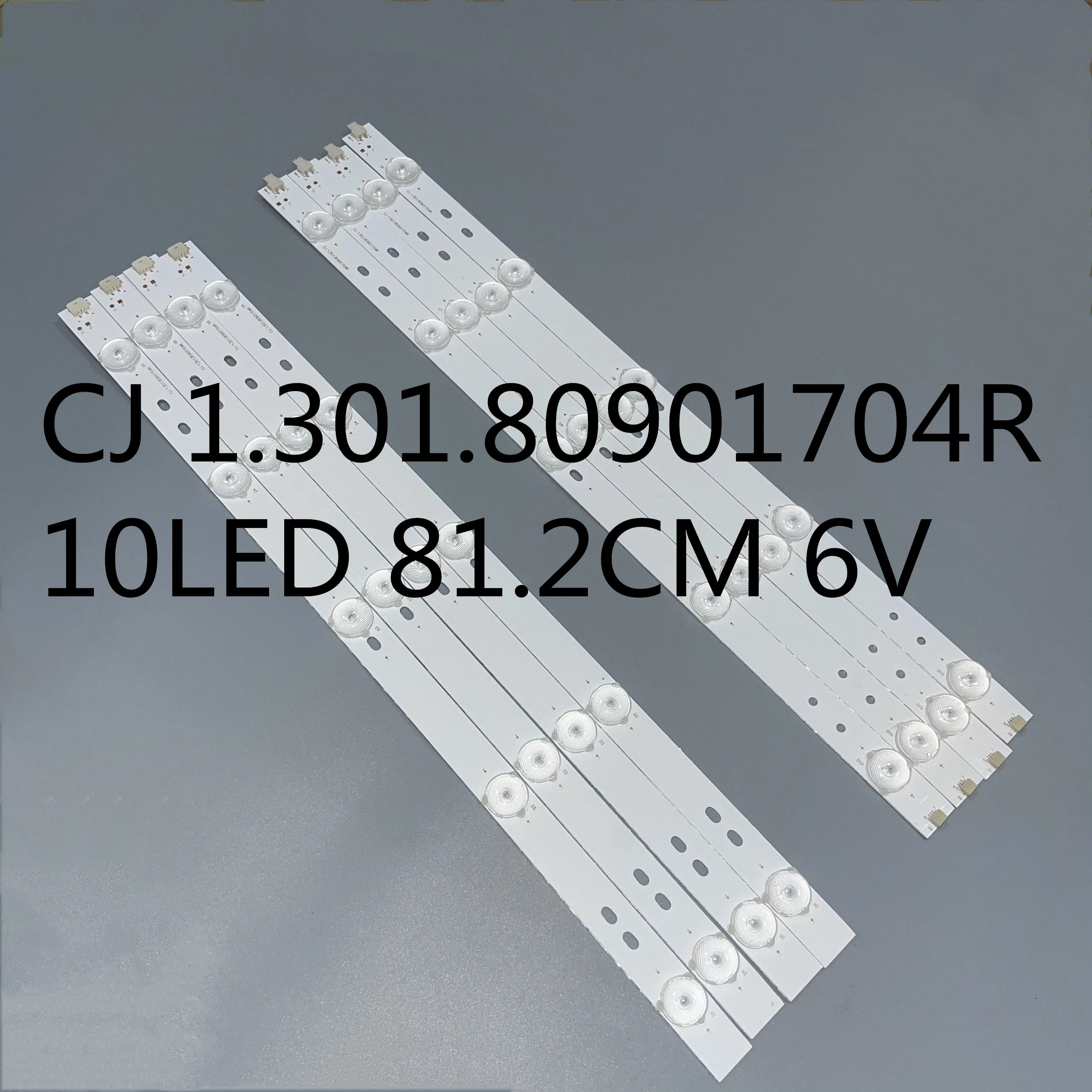 8pcs/set 4pcs right+4pcs left   5LED+5LED hi quality Aluminum  CJ 1.30.1.80901704R TV maintenance backlight strip