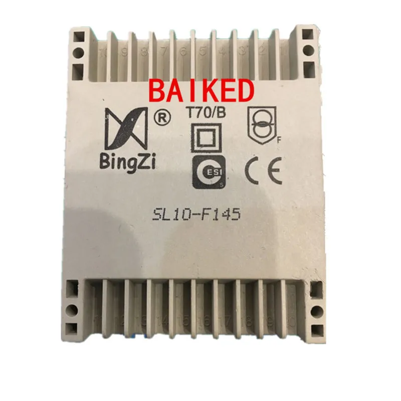 BingZi T70/B S10-F145 4-9 220V/50Hz 7 P 11-12 16.5V/60mA 10VA Transformer