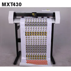 MXT430 38cm Width Camera Automatic Positioning 3M Reflective Film Contour Cutting Plotter Machine Sticker Label Plotter