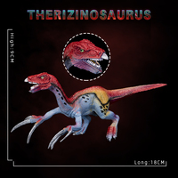 HiTwo Static Solid Dinosaur Realistic Figures Lifelike Therizinosaurus Model Perfect Decoration For Party Favor Kid Toy Gift