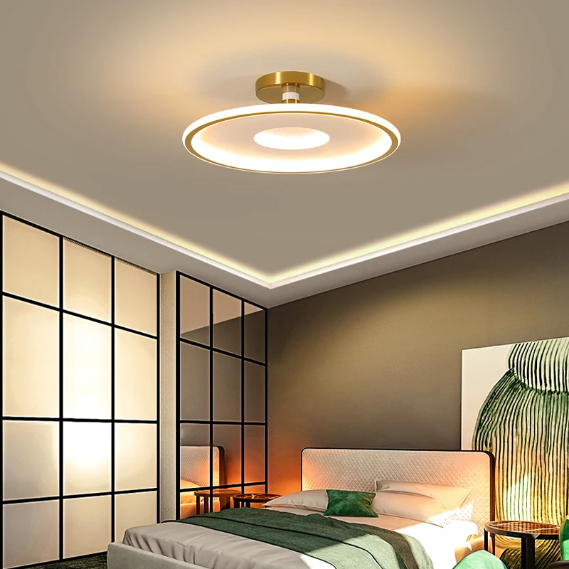 

New Round Dimmable Modern Led Chandelier For Living Room Bedroom Kitchen Room Remote Controller Ceiling Chandelier Fixtures