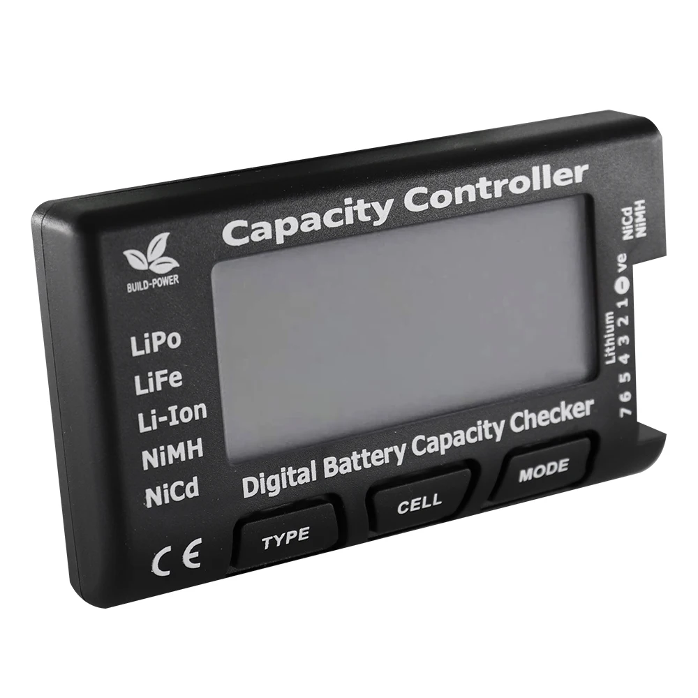 Lyeteung RC CellMeter 7 Tester Digitale Per Batterie LiPo, LiFe, Li-Ion, NiMH/NiCd - 2-7 Celle