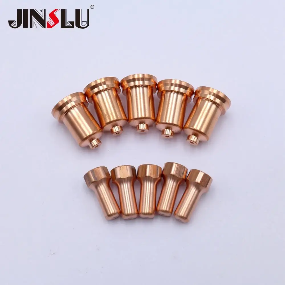 

Drag Cut Nozzle Tip 51311S.12 5pcs + 52558 Electrode 5pcs For PT-80 PT80 PT 80 IPT 80 IPT-80 Plasma Torch