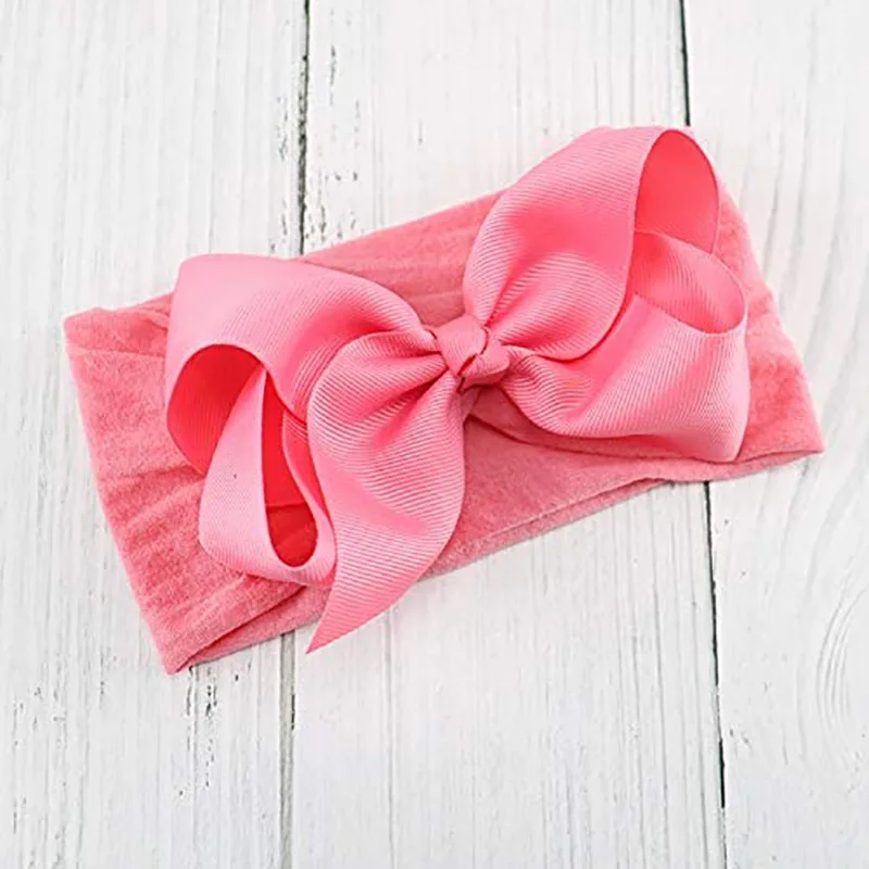 20PCS Soft Baby Headbands with 4.5 Inches Hair Bows Headwraps for Baby Girl Head Band Newborns Hair Accessories Hair Band