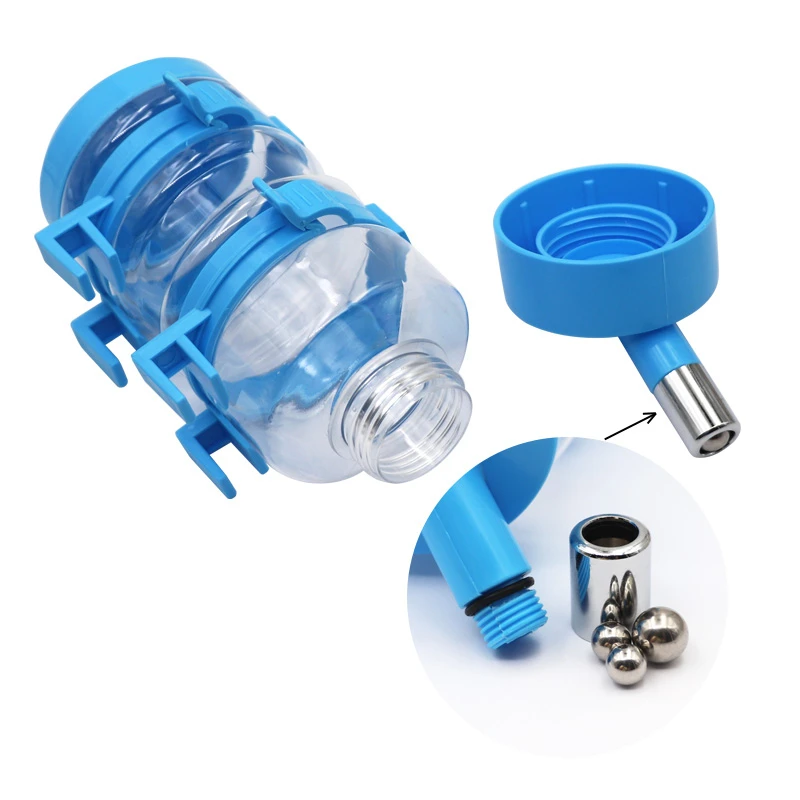 1PC 400ml Haustier Kaninchen Hamster Hängen Wasser Flasche Automatische Kaninchen Wasser Dispenser Tragbare Kaninchen Meerschweinchen Trinkbrunnen – Detail 6