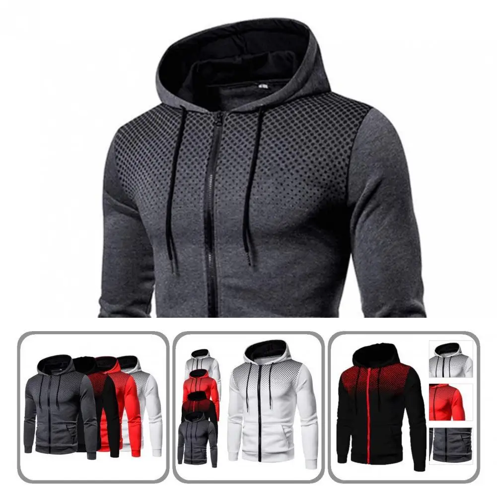 Men Jackets Hoodies Coats Casual Zipper Sweatshirts Male Tracksuit Fashion Jacket Mens Clothing Winter Add Wool Hoodie