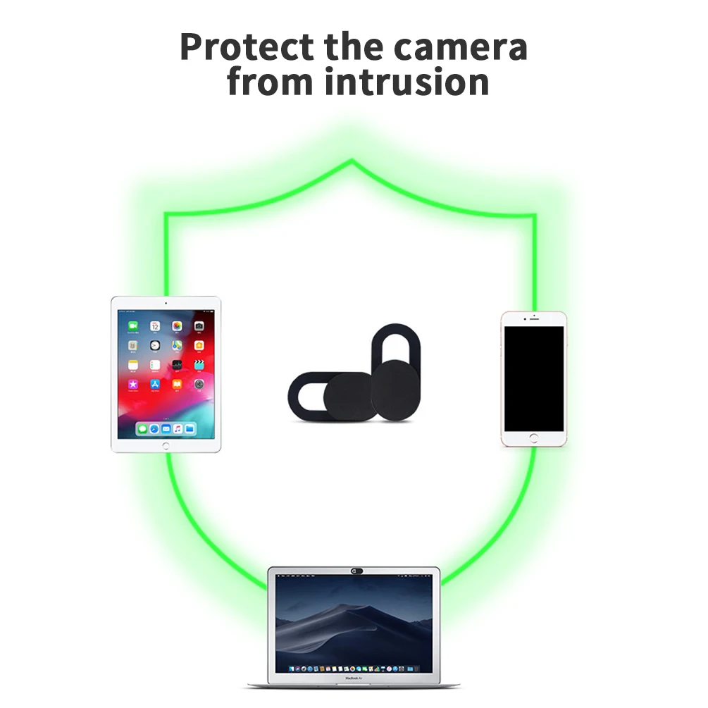 3/6Pcs Webcam Cover Universal Mobile Phone Privacy Sticker Plastic Shutter Slider Antispy Camera Cover for iPad Web PC Laptop