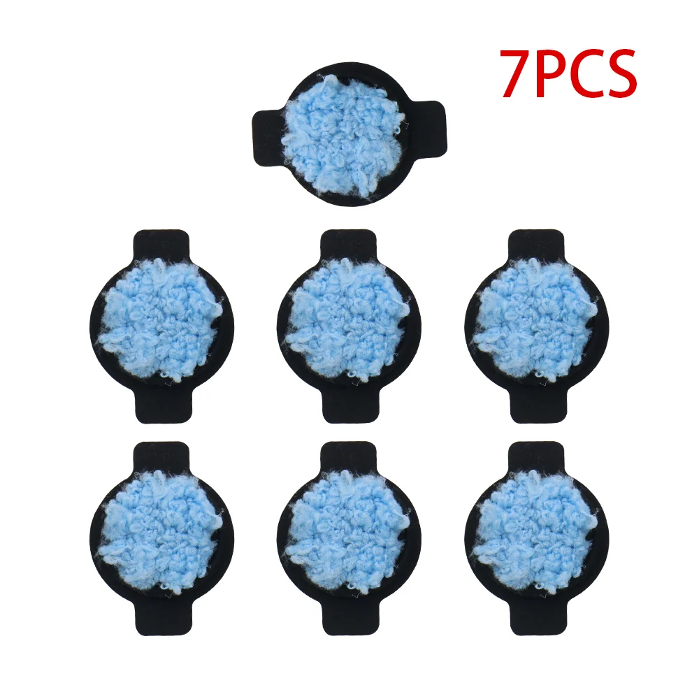 7pcs เปลี่ยน Water Wick Cap ชุดสําหรับ iRobot Braava 380 380t 320 Mint 4200 4205 5200 5200C หุ่นยนต์เครื่องดูดฝุ่น