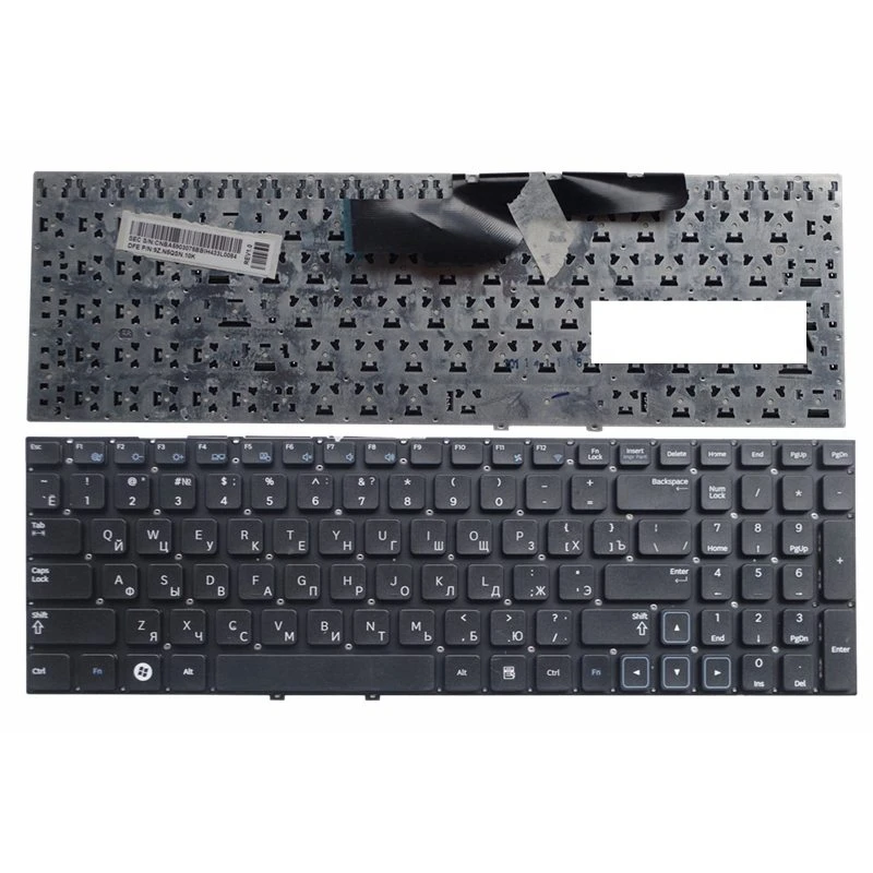 Rosyjska klawiatura do laptopa Samsung 300E5A 305E5A 300V5A 305V5A NP300 NP300E5A NP305E5A NP300V5A NP305V5A 300E5X RU — zdjęcie 5