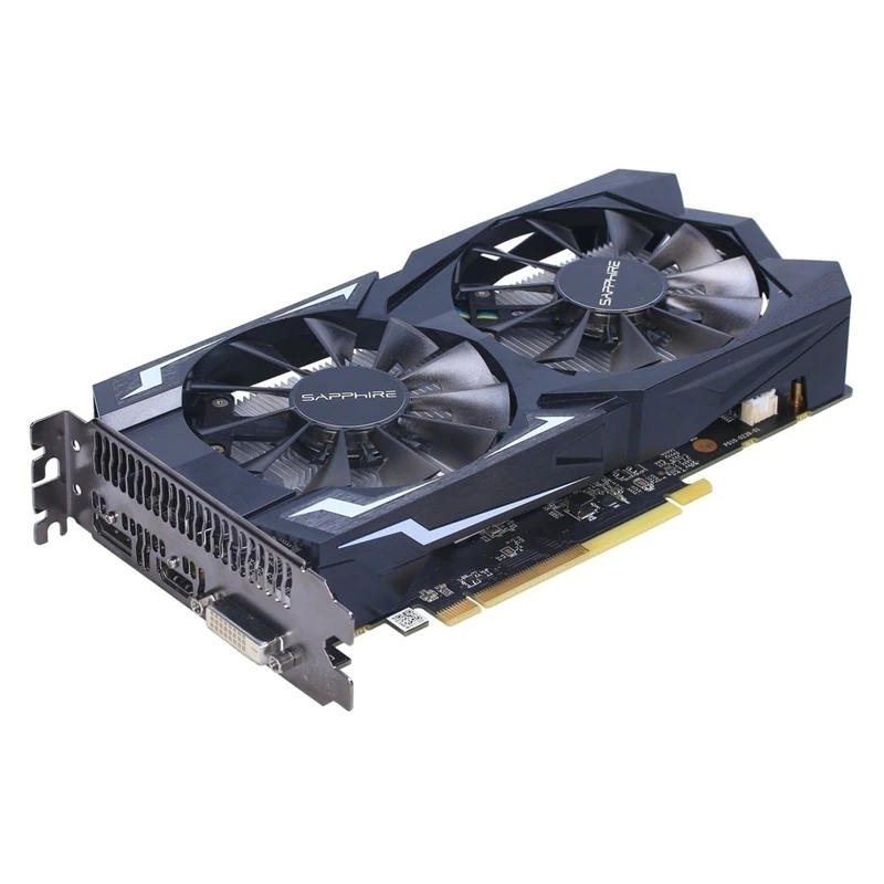 사파이어 AMD Radeon RX 460 2GB 화면 비디오 카드 GPU RX 460 2GB 그래픽 카드 데스크탑 PC 컴퓨터 게임지도 HDMI DVI Original