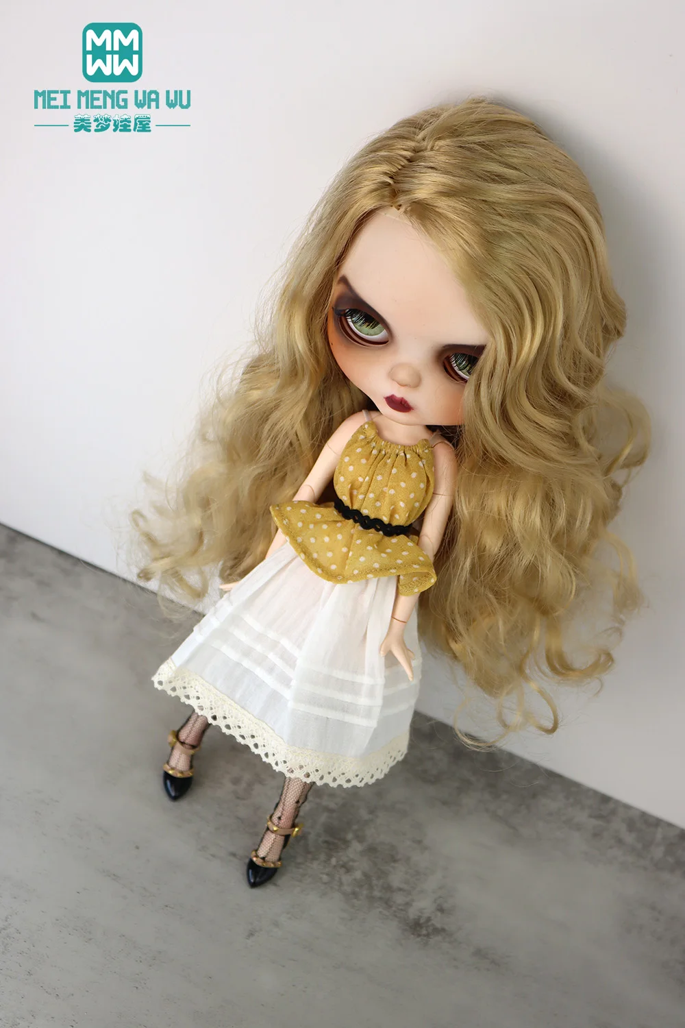 1Pcs Blyth Doll Clothes Fashion shirts, candy-colored long skirts For 28-30cm Blyth Azone OB22 OB24 Doll Accessories