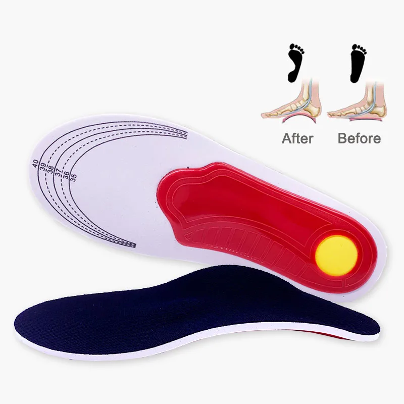 VAIPCOW Orthopedic Shoes Sole Insoles Flat Feet Arch support Unisex EVA Orthotic Arch Support Sport Shoe Pad Insert Cushion