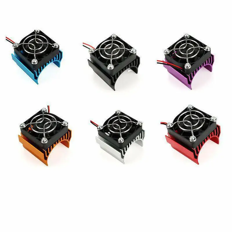 

540/550/ Motor Heat Sink Cooler Heat Fin 36mm Diameter Radiator/cooler 4010 Dc 5v Cooling Fan For Rc Model Car Hsp Scx10 Trax