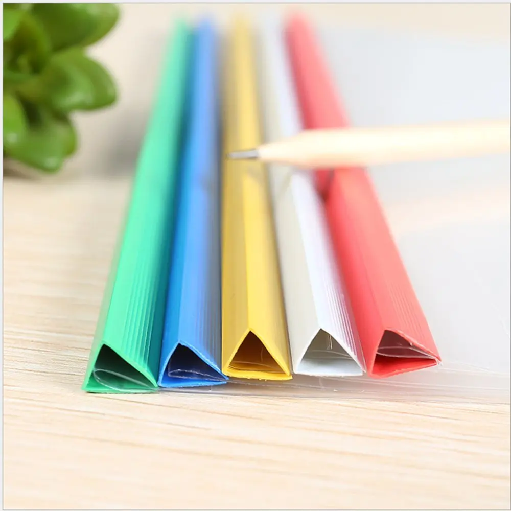 5 PCS Standard Sliding Bar Translucent Design Project File Report Covers For A4 Paper File Resume School Office Organizer Binder