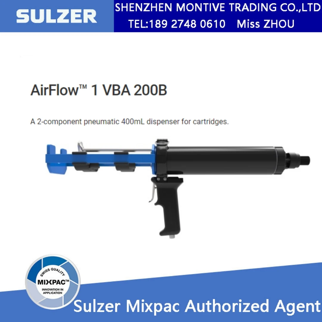 การไหลของอากาศ1 VBA 200B เครื่องจ่าย1:1นิวเมติก400มล. 2ส่วนประกอบสำหรับตลับหมึกประหยัดปืนอุตสาหกรรมแรงดัน