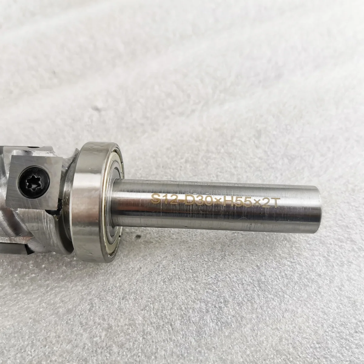 Imagem -04 - Lívter-carbide Insert Bearing Router Bits Spindle Milling Cutter 127 12 mm Pol Cnc Router para Corte de Madeira Spilboard Surfacing