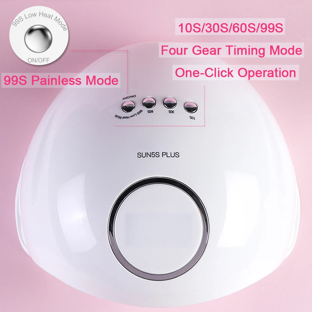 48W UV LED Lamp Gel Polish Curing Nail Dryer Smart sensor Quick-Drying 36 LED Beads Care Machine Nail Art Tools