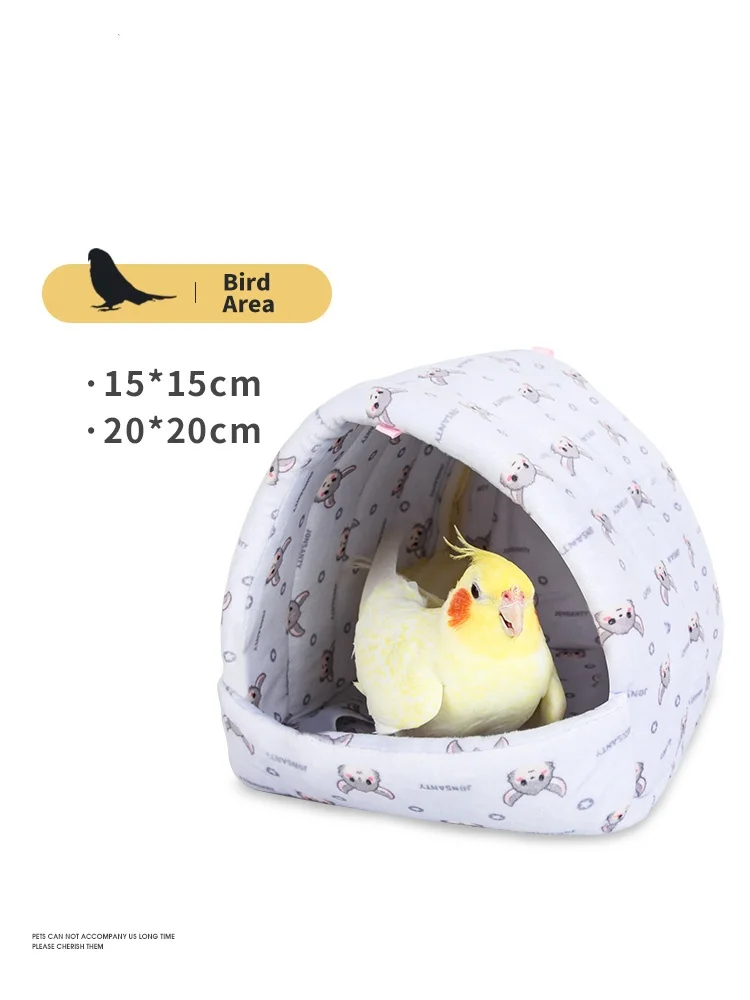 Bird Nest Warm Cotton Pet Nest Parrot Hanging Nest Breeding Nest Tent Hammock Winter Nest Nest Bird Supplies Supplies