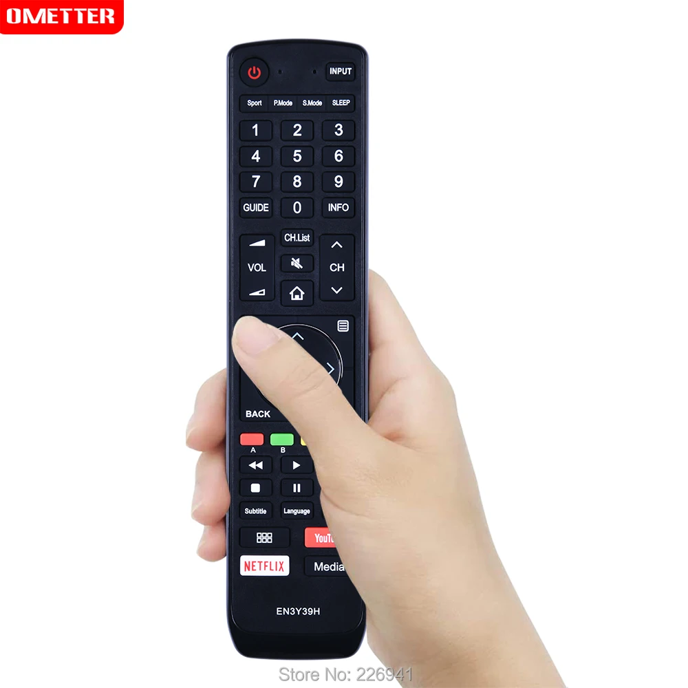 EN3Y39H use for Hisense TV remote control for H50U7A H55U7A H65U7A H43A6500 H50A6500 H55A6500 H65A6500 LCD TV