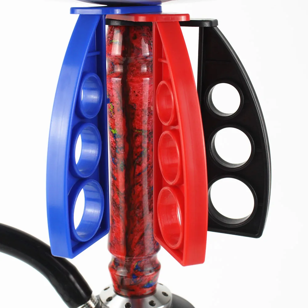 حامل خرطوم الشيشة Nargile Sheesha Narguile Chicha Cachimbas انبوب ماء الشيشة حامل خرطوم الشيشة 3 حفرة الملحقات