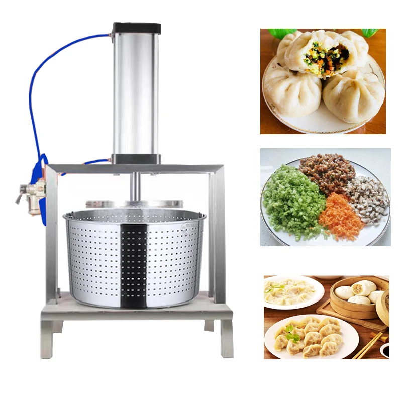 Large Capacity Commercial Juice  Press Stainless Steel Pneumatic Grape Honey Juicer Vegetable Dehydration Machine