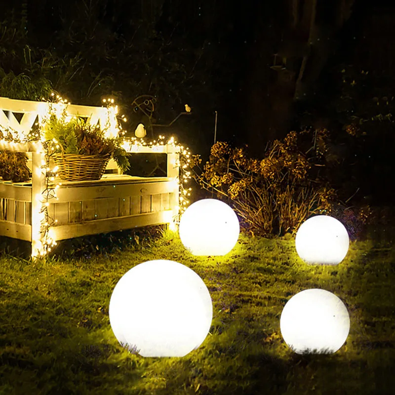 LED Garden Swimming Pool Ball Lights for Christmas 2022 New Year Home Outdoor Indoor Decorations Waterproof  with Remote Control