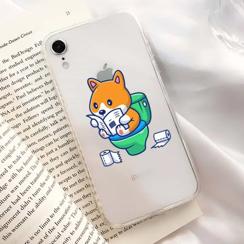 Cute Cartoon Animal Shiba Inu and Husky Corgi Phone Case for iphone 13 11 12 pro XS MAX 8 7 6 6S Plus X 5S SE 2020 XR case