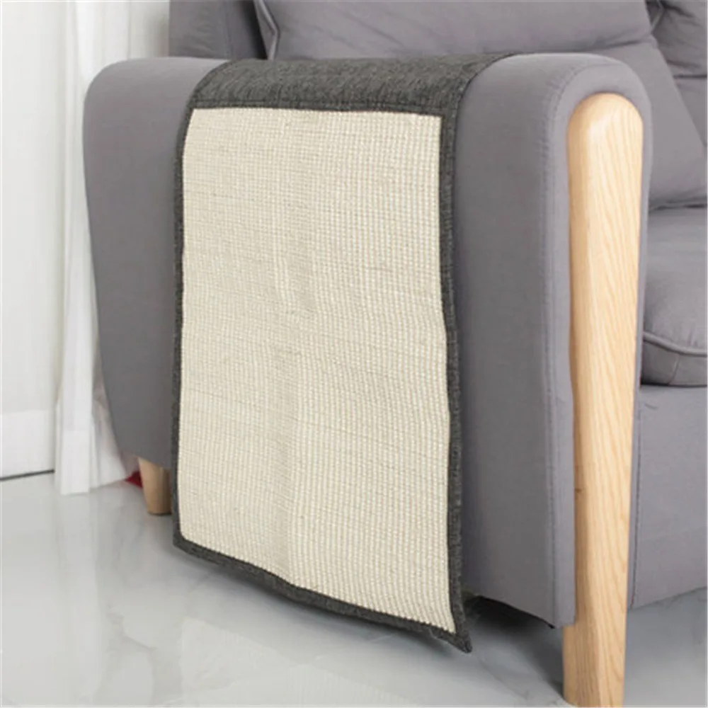 Cat Scraper Mat Sofa Cover Furniture Protector Scratch Board Cat Scratcher Claw Sharpener Scratching Posts Cats Sisal