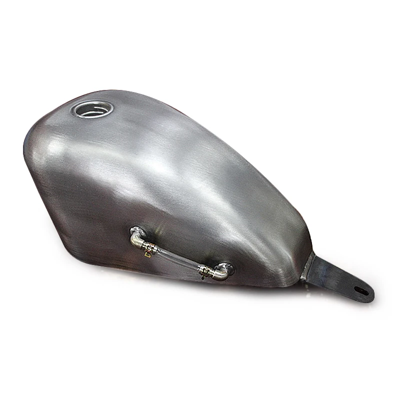 For Honda Steed400/600 Shadow VLX600 9L Petrol Gas Fuel Tank With Oil Tupe Mid Waist 8CM Depth Handmade Motorbike Can