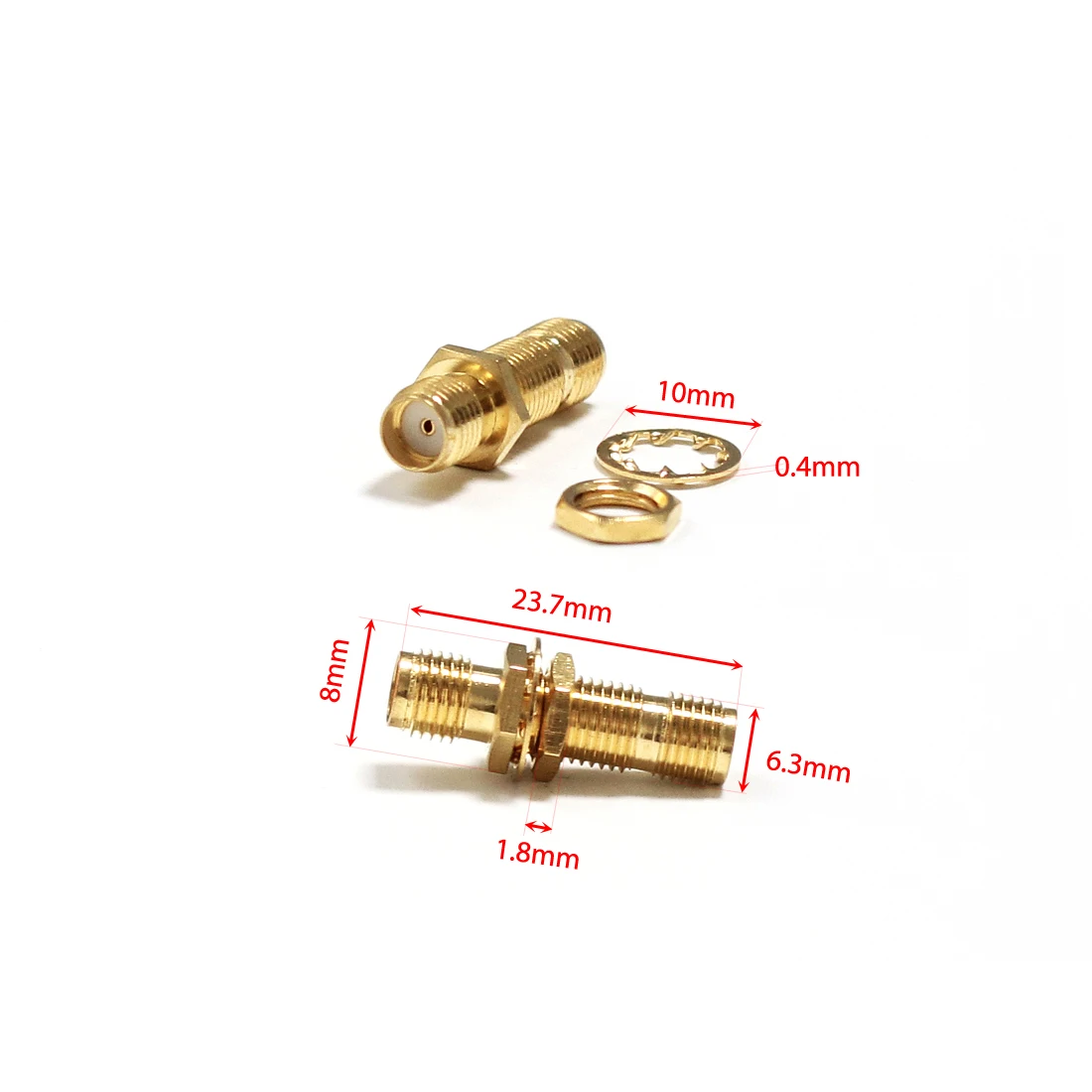 1 шт., разъем SMA типа «мама»